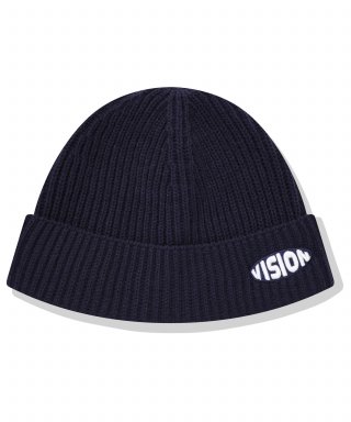 비전스트릿웨어(VISION STREETWEAR) VSW D-Logo Beanie Navy 상품 이미지