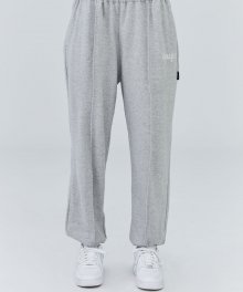 MOVING PINTUCK SWEATPANTS_GY(21FWBT03)