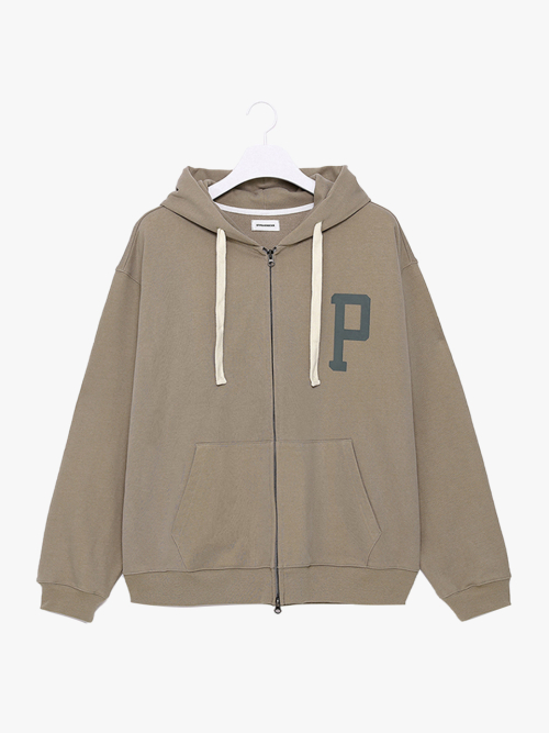 Худи на двухсторонней молнии Pigment_Beige