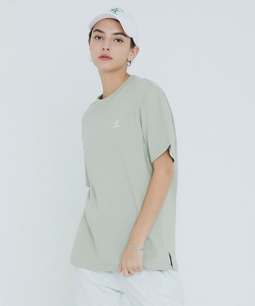 어프레쉬(AFRESH) 레이어드 오버핏 반팔티셔츠_그레이민트 - 사이즈... 무신사 어프레쉬(AFRESH)  레이어드 오버핏 반팔티셔츠_그레이민트... 