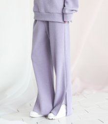 Golgi Wide slit pants LAVENDER