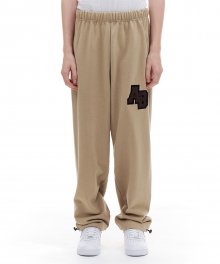 AB BOUCLE SWEAT PANTS (BEIGE)