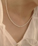 하스(HAS) LV040 Mini pearl necklace.