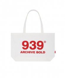 939 LOGO ECO BAG (OFF WHITE)