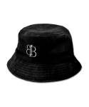 REVERSE B VELOUR BUCKET HAT (BLACK) 리버스비 벨로아 버킷햇 (블랙)