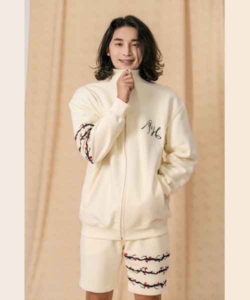 Олимпийка от костюма Plum Blossom 3-Line BEIGE