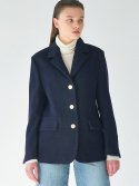 코제트(KOZETT) Wool Blended Single Jacket - Navy