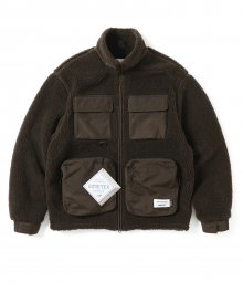 GORE-TEX INFINIUM™ Utility Fleece Jacket Brown