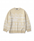 HOLIDAY NORDIC KNIT [BEIGE]