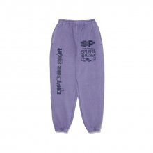 [SEOUL PROJECTS] PIGMENT DYING Spiral tribe sweatpants_PURPLE_FMDWPS22