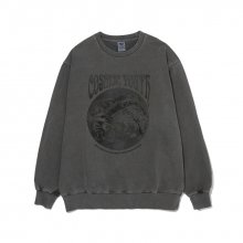 [SEOUL PROJECTS] PIGMENT DYING cosmic crewneck_CHARCOAL_FMDKMS12