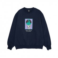 [SEOUL PROJECTS] Fourth dimension crewneck_D/NAVY_FMDKMS21