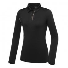 여성 WL 웰딩 포인트 폴로 티셔츠 Black