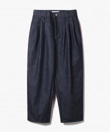 Clean Denim 4 Pleats Pants [Indigo]