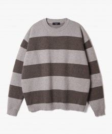 Stripe Sweater [Brown]