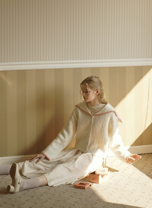 WHIPPING CREAM CARDIGAN (CREAM)