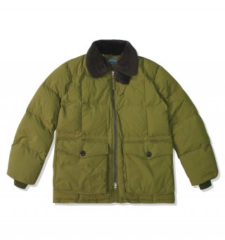 아웃스탠딩(OUTSTANDING) MOUTON GOOSE DOWN PARKA_OLIVE GREEN 상품 이미지