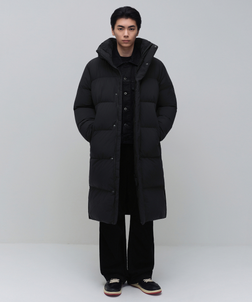 무신사 스탠다드() 롱 다운 벤치 파카 [블랙] 상품 이미지
