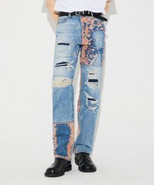 22SS COLLECTION STRAIGHT DENIM L/BLUE