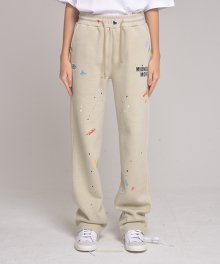 [unisex] pigment paint pants (beige)