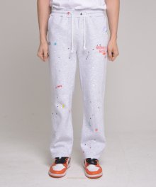 [unisex] pigment paint pants (off white)