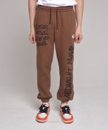 [unisex] spray pants (brown)