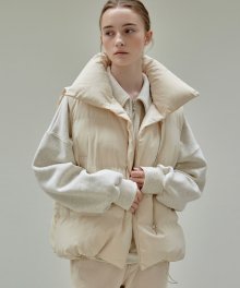 PUFFER PADDING VEST_CREAM