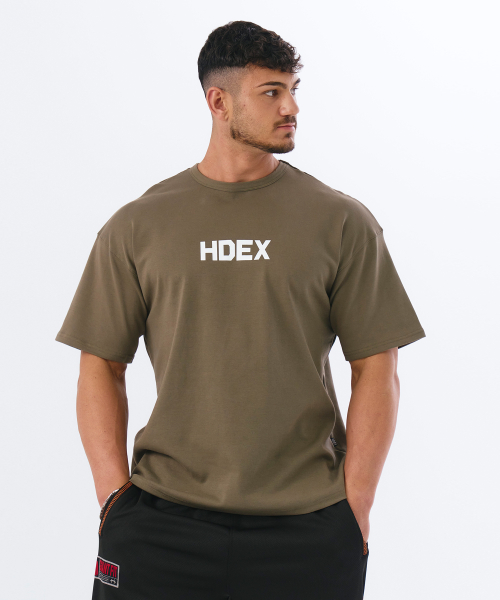 에이치덱스(hadex) 메인로고 오버핏 반팔티