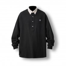 Wide PK Sweat Shirt - Black