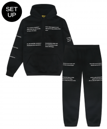 QUOTES HOODIE SET UP