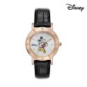 디즈니(Disney) 미키마우스 여성 가죽밴드 손목시계 D12027RG