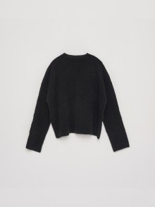 MATIN KIM BASIC KNIT PULLOVER IN BLACK