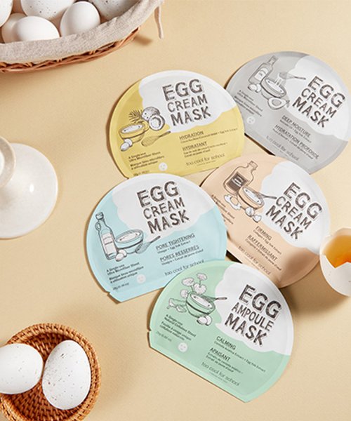 투쿨포스쿨() [10매] 에그 크림 마스크 상품 이미지