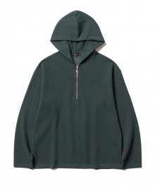 Relax Half zip hoodie Green