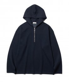 Relax Half zip hoodie Navy