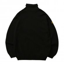 Wappen Turtle Neck Knit  (JM4KTU021BK)