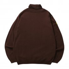 Wappen Turtle Neck Knit  (JM4KTU021BR)