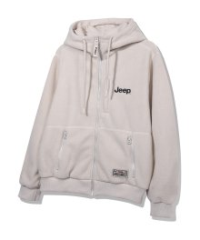 Fleece Hood Zip-up  (JM4TZU199IV)