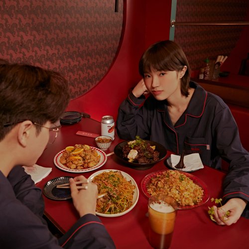 스파오(SPAO) (웍셔너리) yum-yum 잠옷(NAVY)_SPPPB4TU12 - 사이즈 & 후기 | 무신사