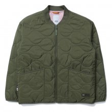 여성 WWF 퀼팅 패딩 자켓  OLIVE KHAKI