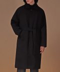 WINTER WOOL TRENCH COAT (BLACK)