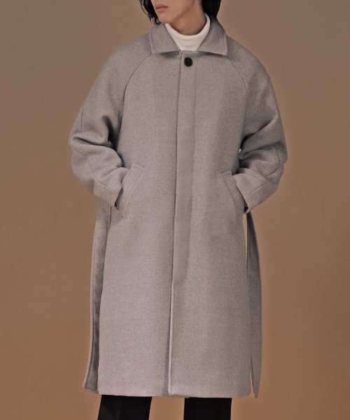 WINTER WOOL TRENCH COAT (OATMEAL)