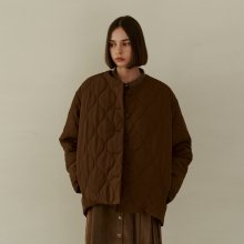 QUILTED JUMPER BROWN