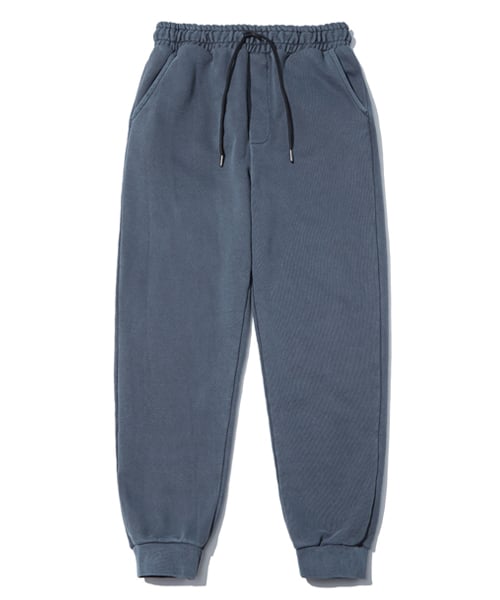 왕관(wanggwan) 컴팩트 피그먼트 조거 팬츠 (washed navy)