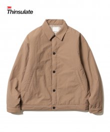Thinsulate Padded Trucker Jacket Brown