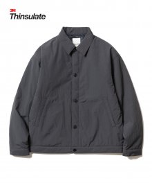 Thinsulate Padded Trucker Jacket Charcoal