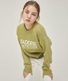 LO FICTION KNIT(LIGHT GREEN)