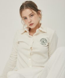 LO VELOUR SHIRT(IVORY)