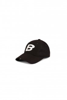 B PATCH WOOL CAP - BROWN