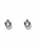 이스트인디고(EASTINDIGO) Handle stud earrings Silver